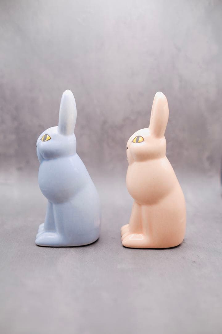 ✨希少✨新品未使用✨ISETAN限定カラー リサラーソン 野うさぎペア 完売品