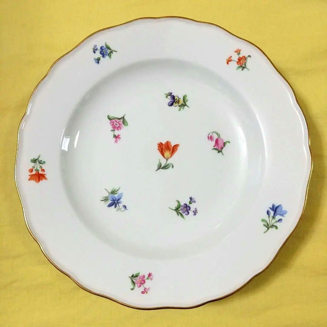 【未使用】マイセン プレート 散らし小花 24cm 6枚 保管BOX付