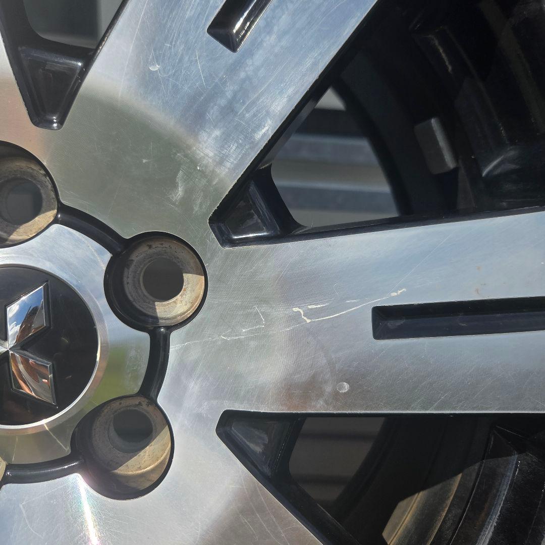 【送料込み】デリカD5後期　18インチ純正ホイール＆タイヤ＆ナット