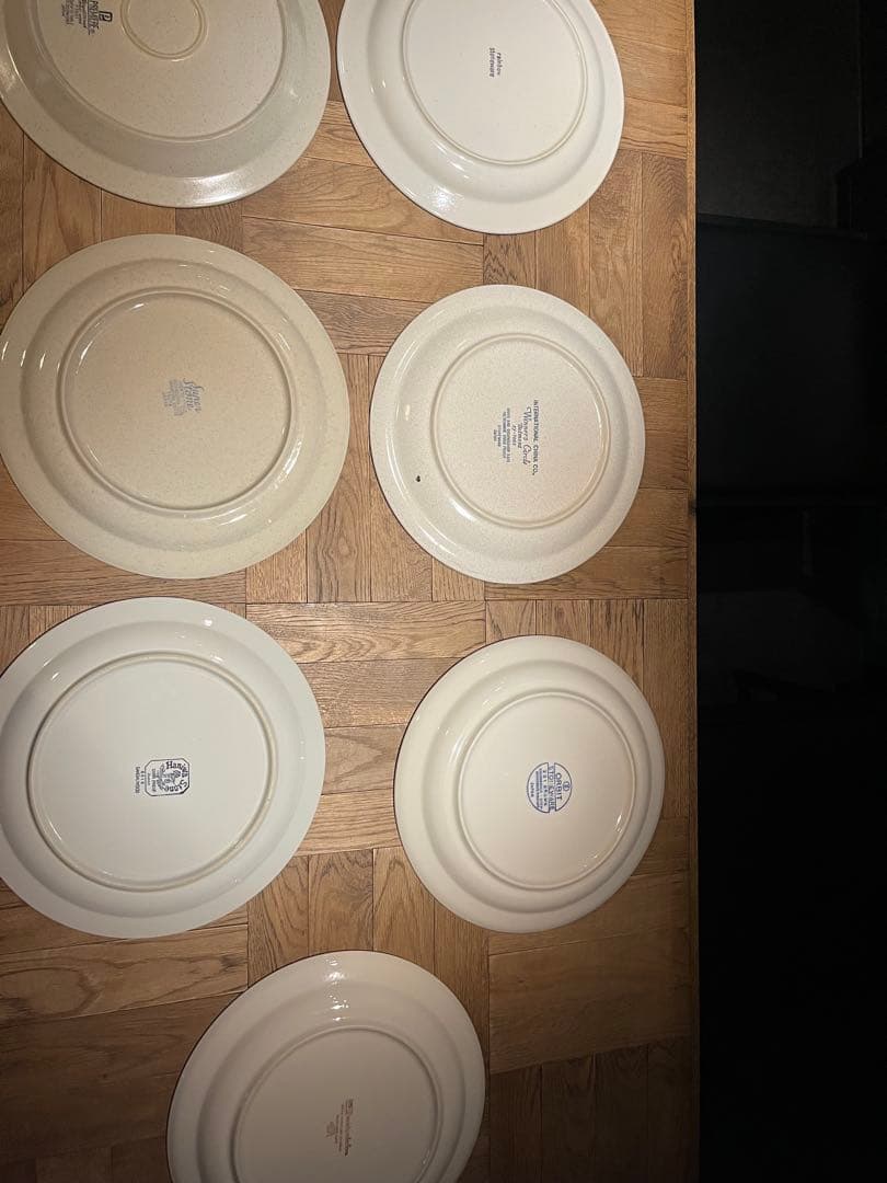 大皿ストーンウェア　7枚セット