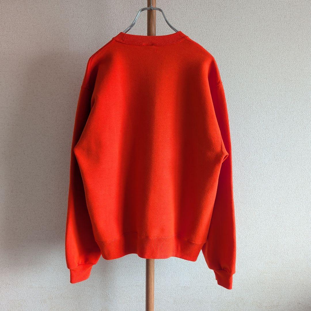 90s USA製 RUSSELL ATHLETIC 無地 スウェット オレンジ