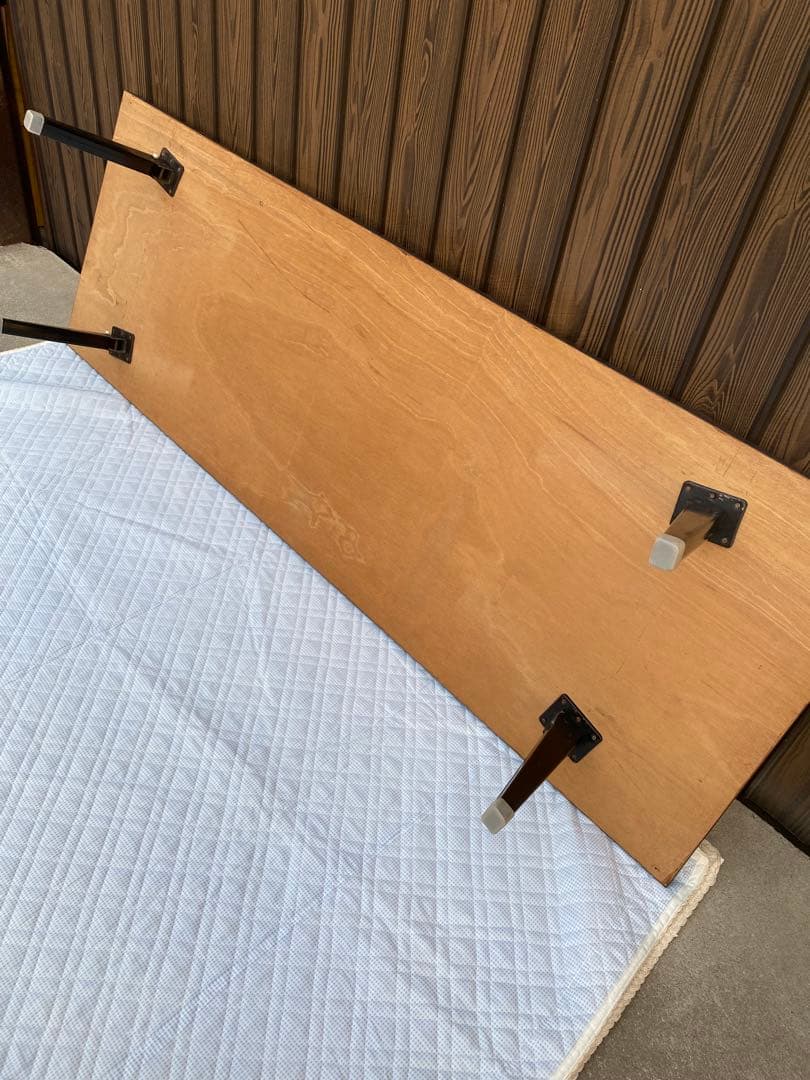 赤いローテーブル　折りたたみ式　180 長方形テーブル　長机　会議　宴会　中華