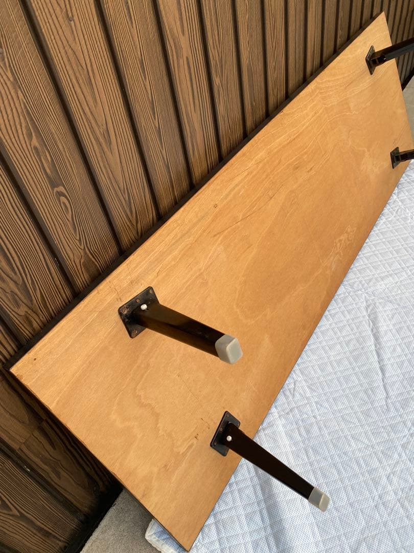 赤いローテーブル　折りたたみ式　180 長方形テーブル　長机　会議　宴会　中華