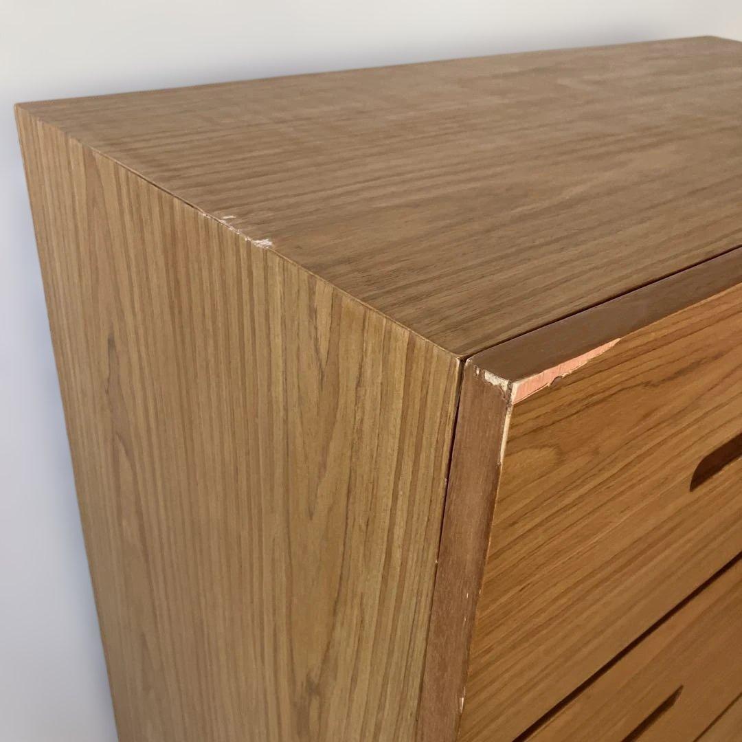 北欧スタイル　5段 チェスト タンス