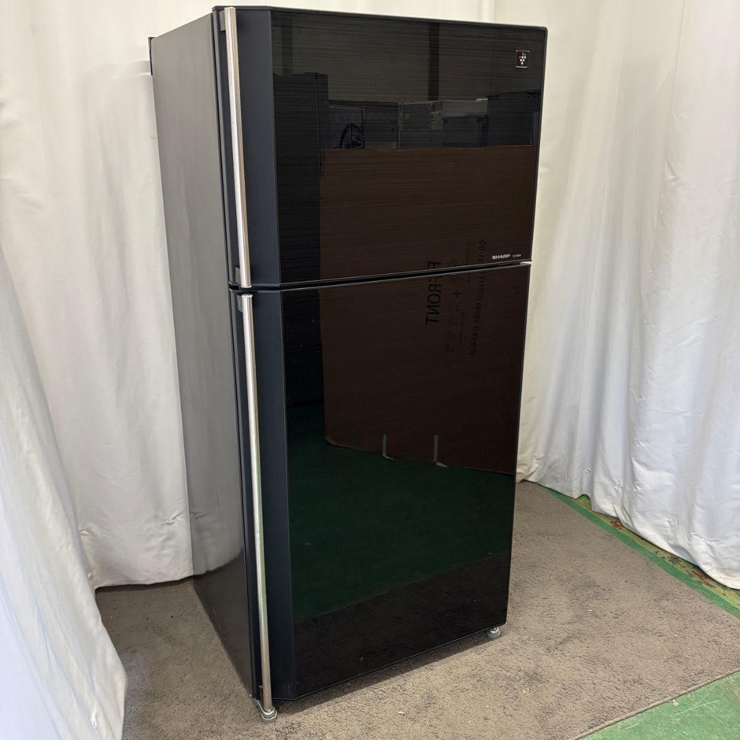 71　特別価格　冷蔵庫　SHARP　大型　500-600ℓ　黒　右開き　設置無料