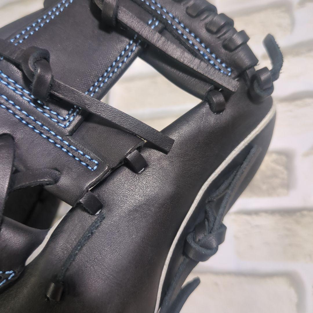 【未使用・タグ付き】Rawlings 軟式グローブ 黒/青 ジュニアS