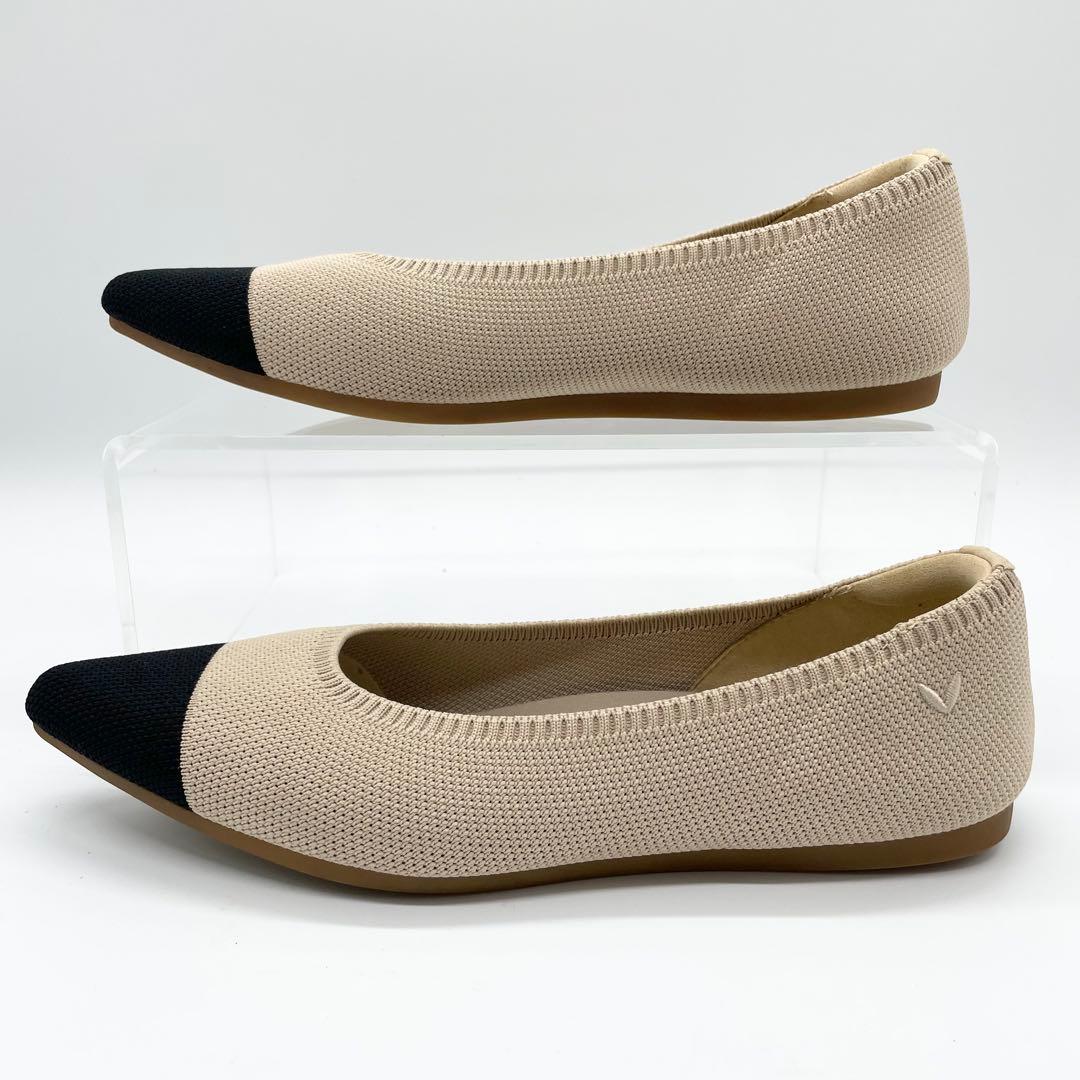 【極美品】VIVAIA ビバイア フラットシューズ ポインテッドトゥ ベージュ