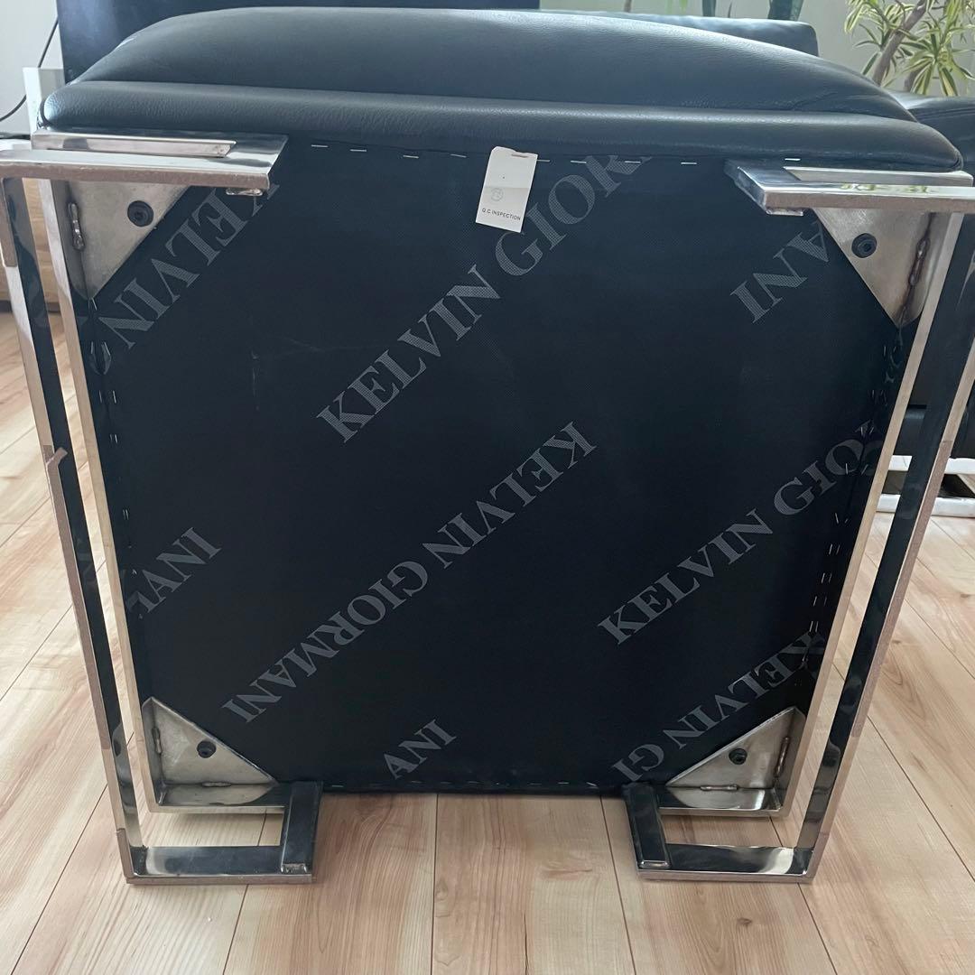 【手渡し希望】KELVIN GIORMANI 1人がけソファー　オットマン付き