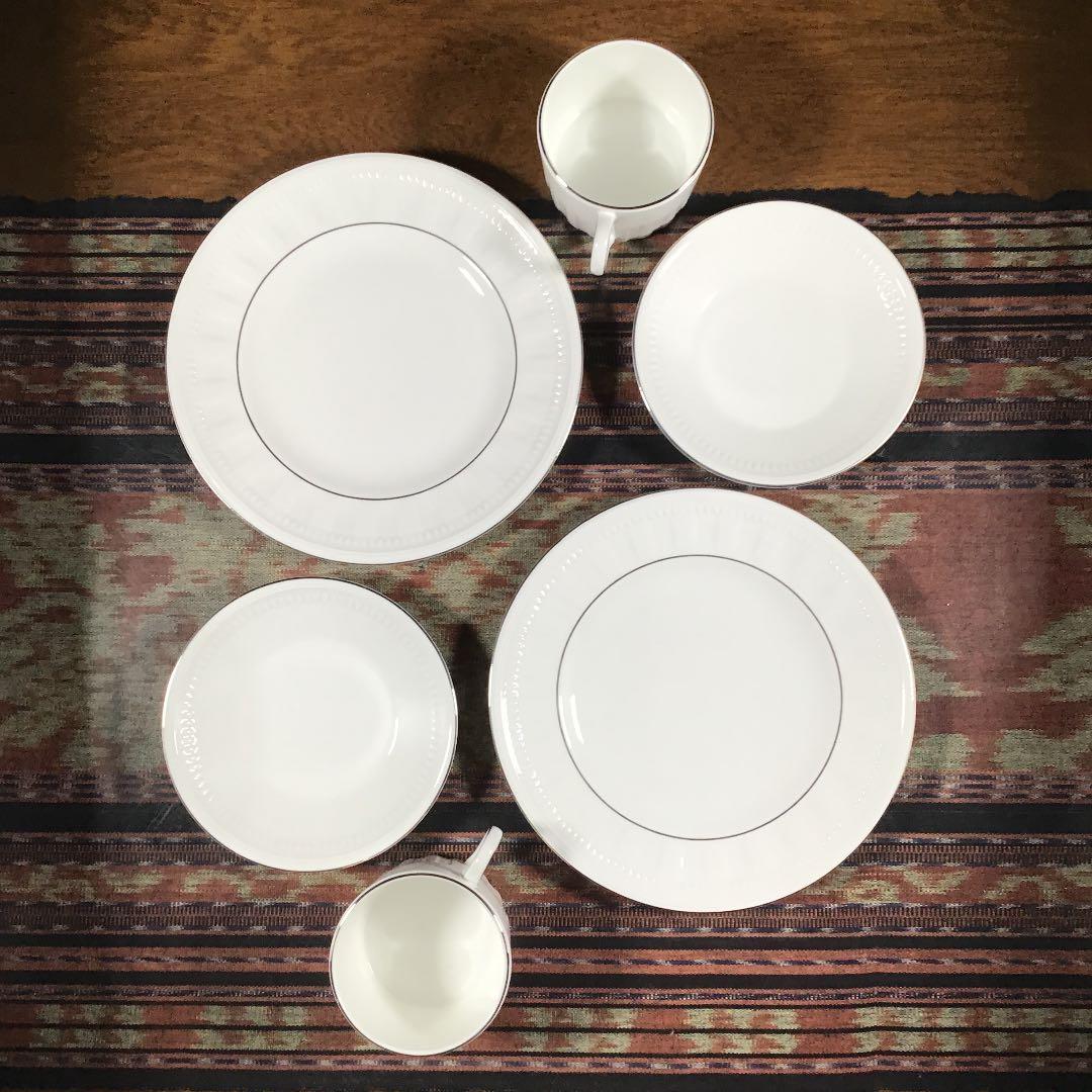 ワクワクうー特価　 『コロシアム プラチナ』　C&S　大皿　ペア