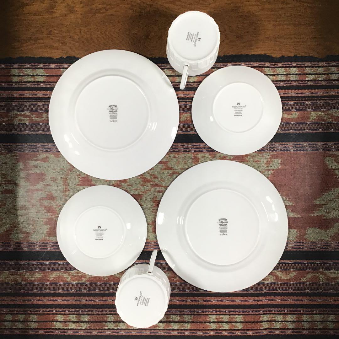 ワクワクうー特価　 『コロシアム プラチナ』　C&S　大皿　ペア