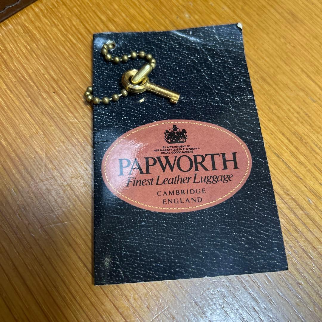最終お値下げ⭐︎PAPWORTH ブラウン　アタッシュケース