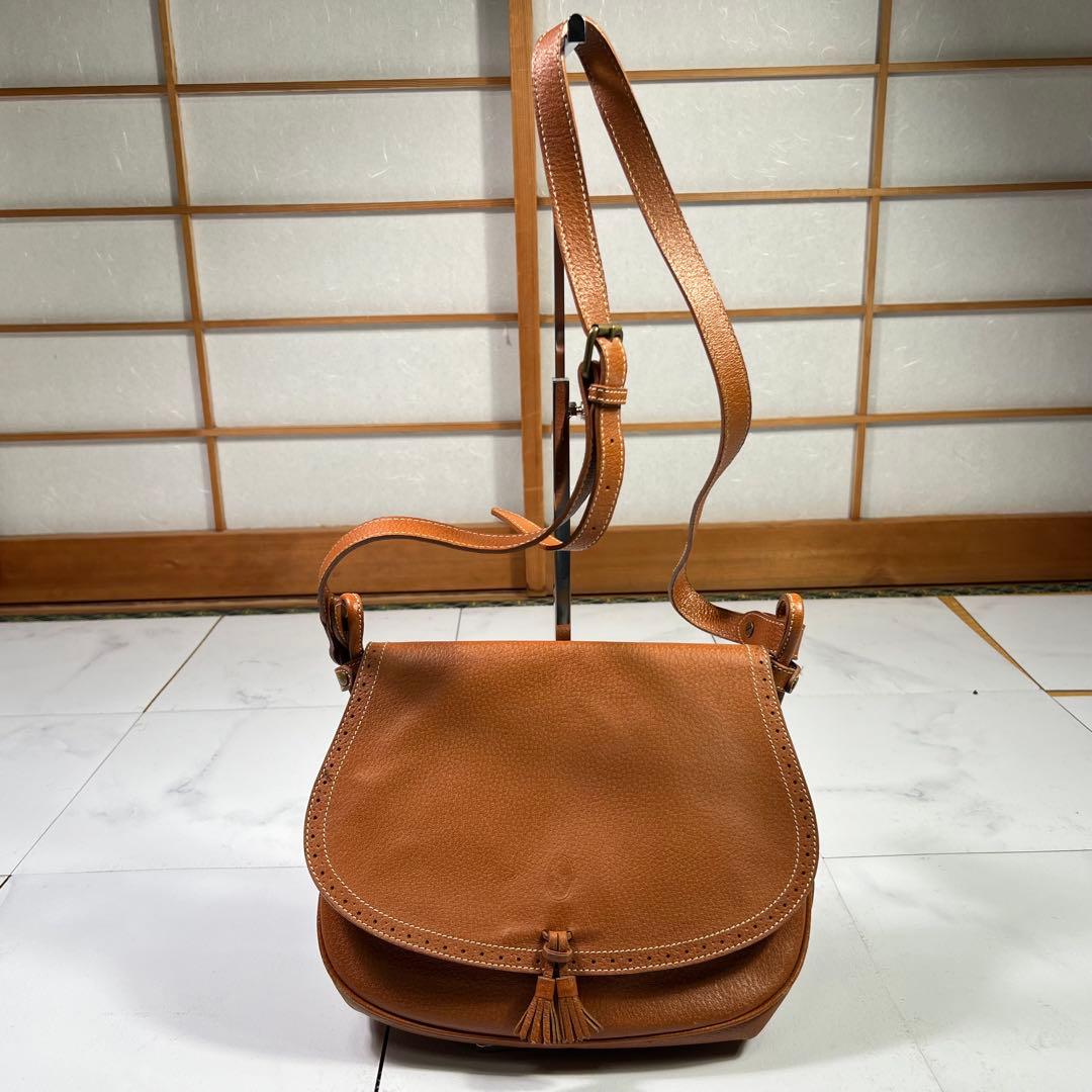 RALPH LAUREN ラルフローレン フリンジ付き ショルダーバッグ