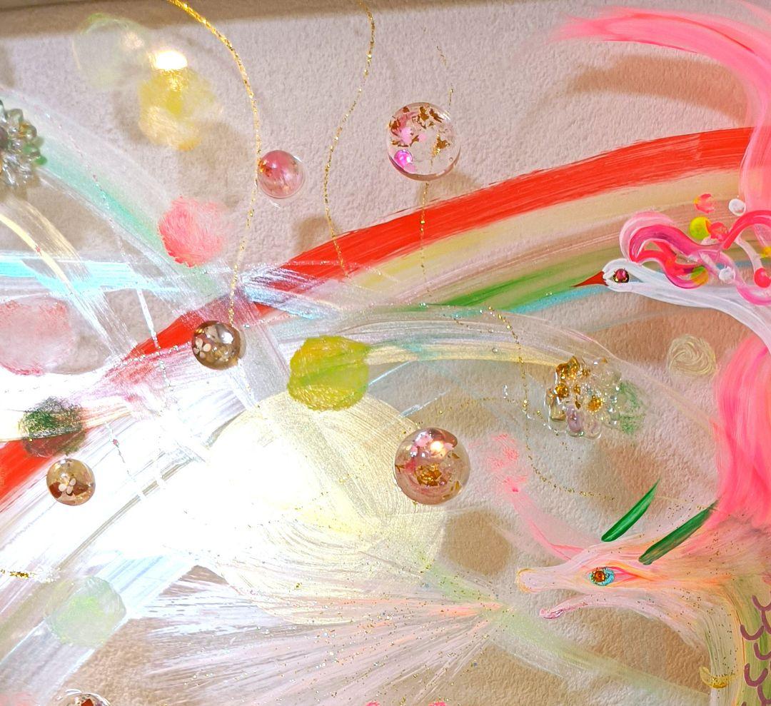 ぽっかぽかページ　開運絵画　❀実りの春最強コンビ特大絵画❀