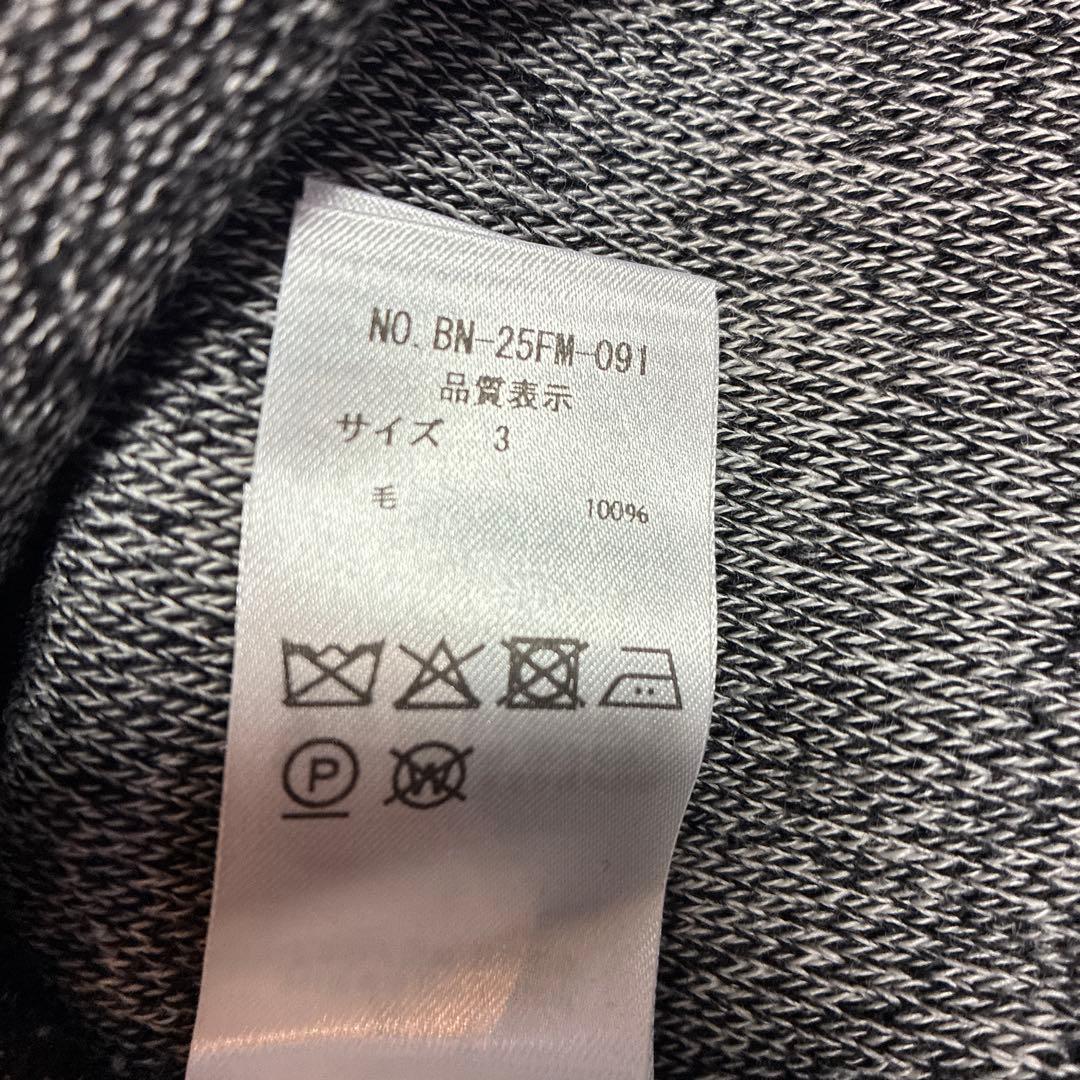 <BATONER×U,A別注>ダブルフェイスドライバーズニット　3