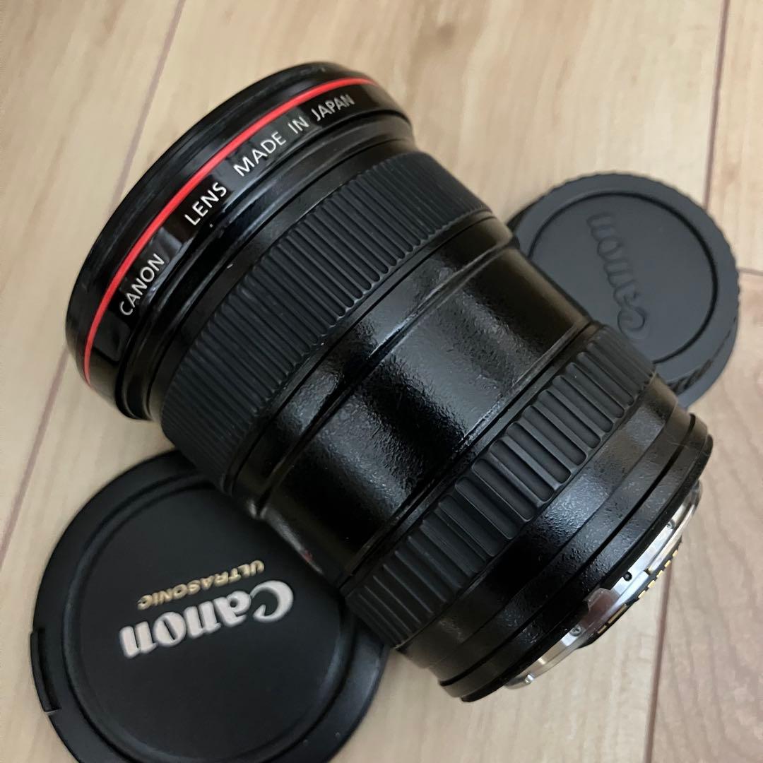 Canon EF 17-40mm f4L USM 動作品 フード、説明書等付き