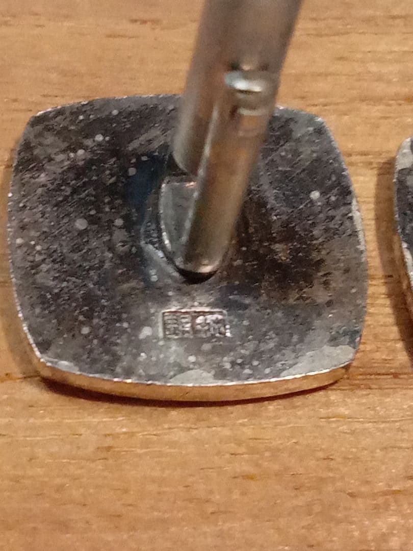 昭和レトロ　ネクタイピン　カフス　セット　錫？　星光学院