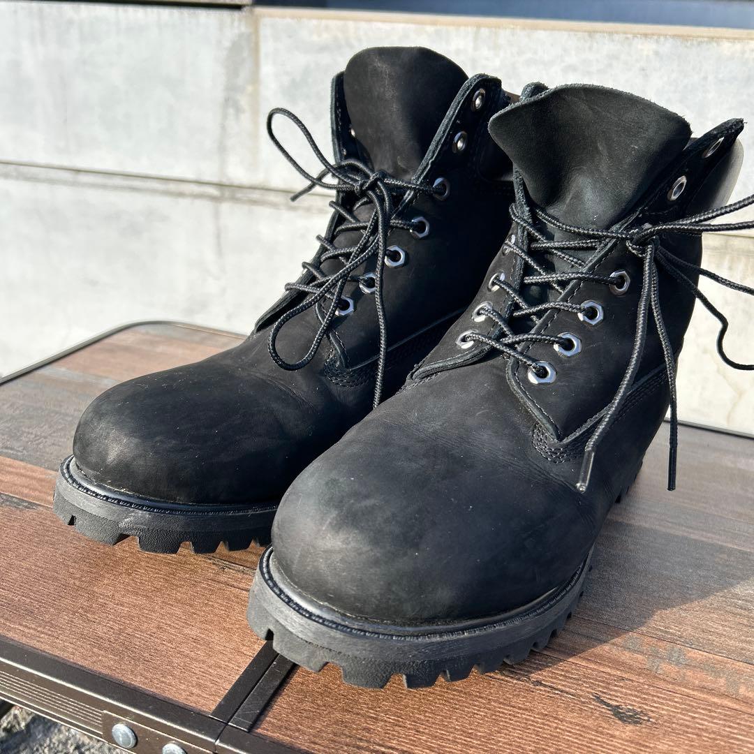 ティンバーランド　ブラック　ハイカットブーツ