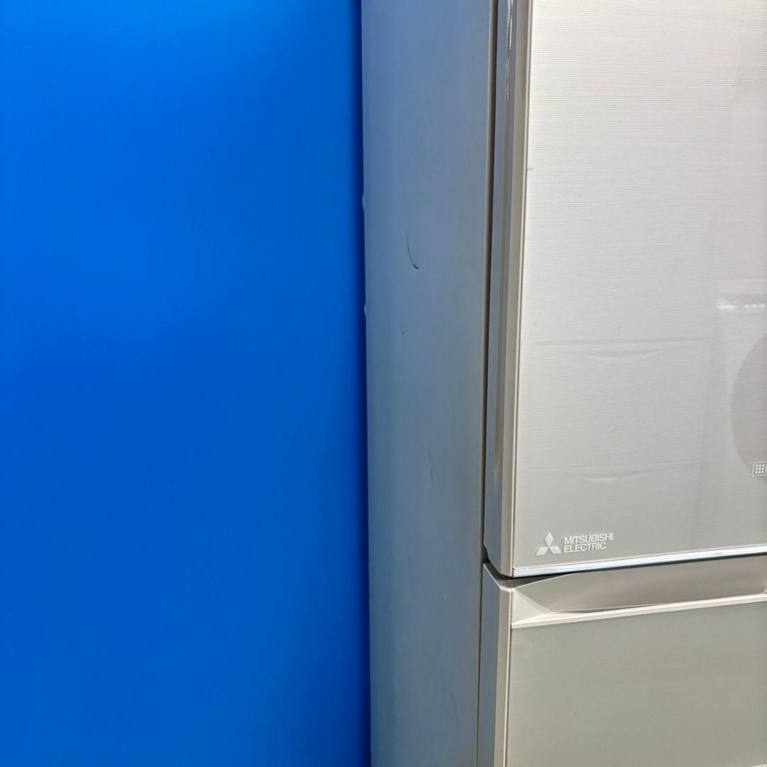 522 三菱 大型冷蔵庫 400L強 小型 家庭用 自動製氷 右開き 5ドア