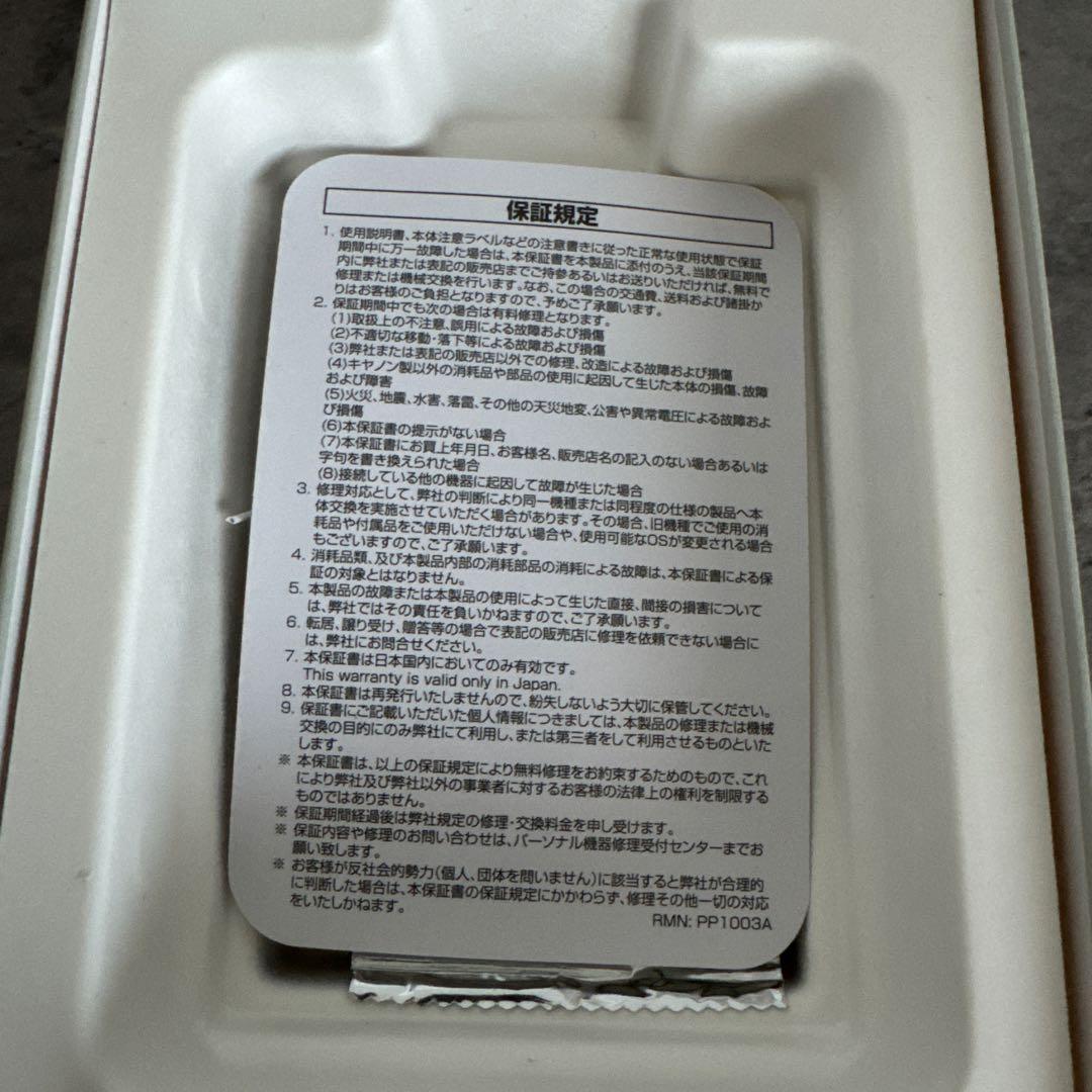 ま*◢様 美品Canon PV-223 WH ミニプリンターiNSPiC