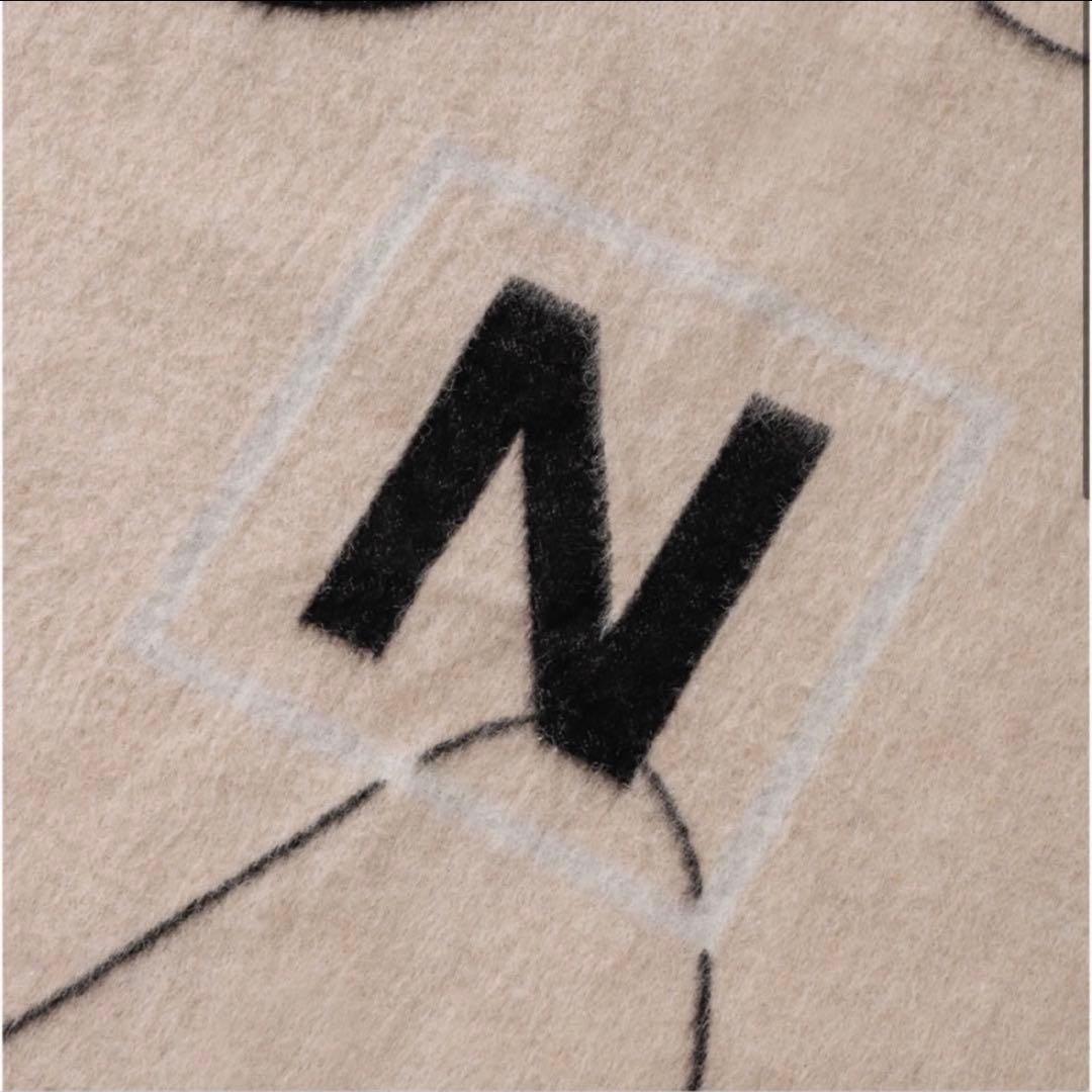 布団・毛布 NILDUE NDNU ABSTRACT ART BLANKET / BEIGE