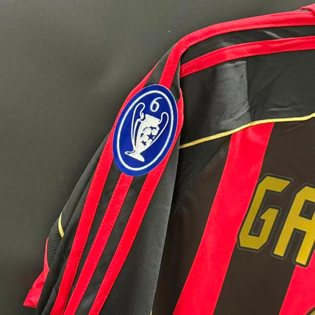 ACミラン Gattuso 8番 シャツ 長袖 L#8