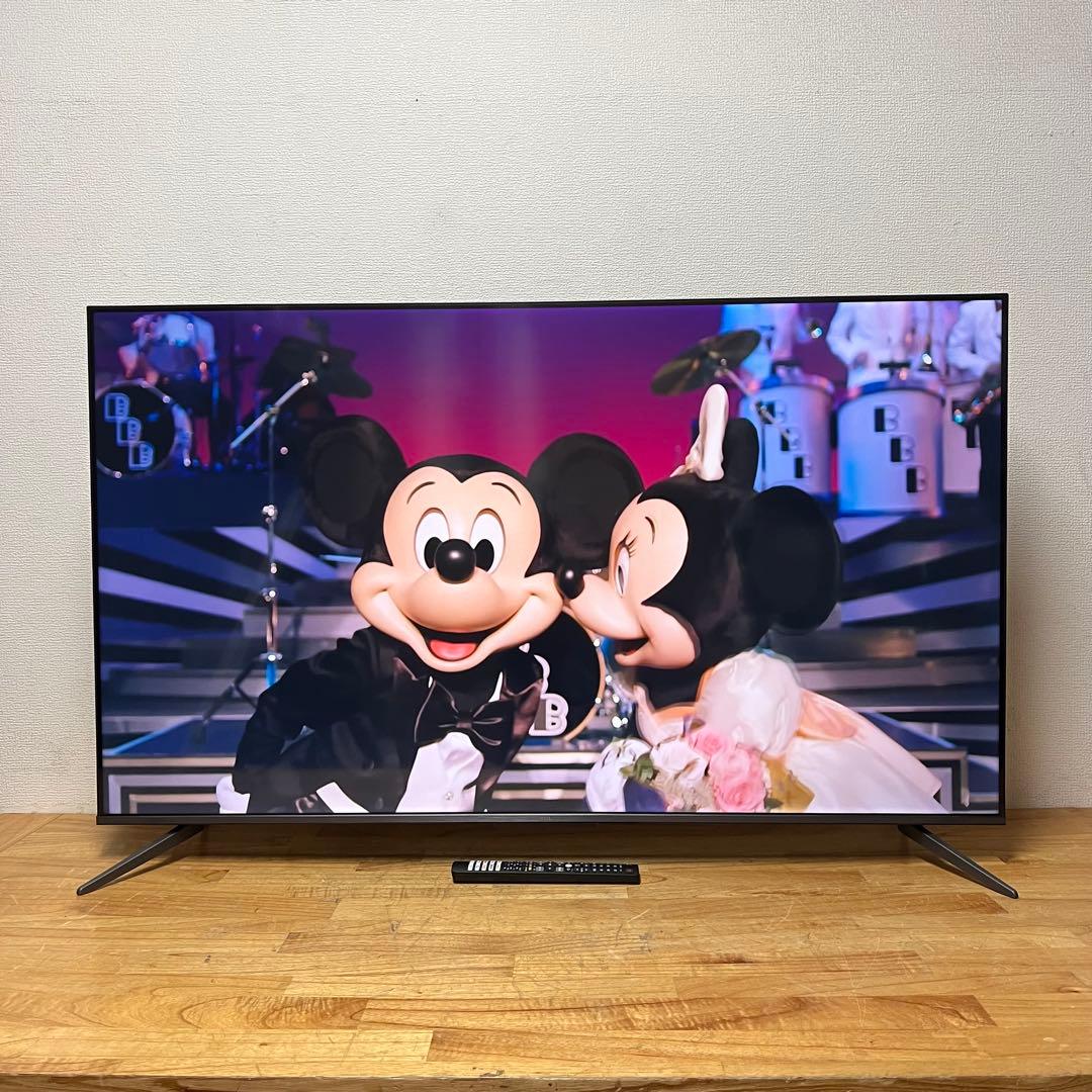 TCL 55V型 4K液晶テレビ 55C645 量子ドット ネット動画アプリ搭載