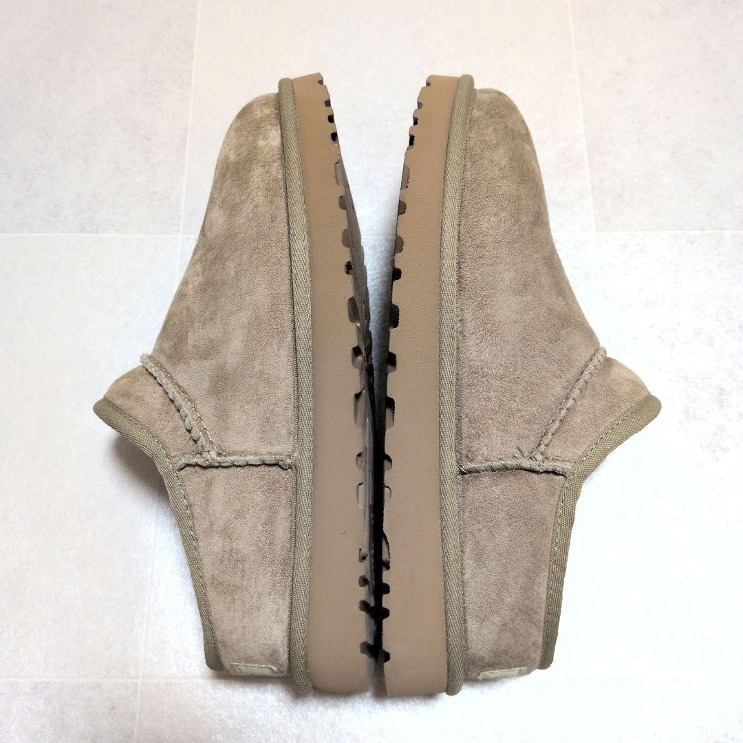 【未使用級】UGG アグ　クラシック スリッパ　25cm ムートン　スリッポン