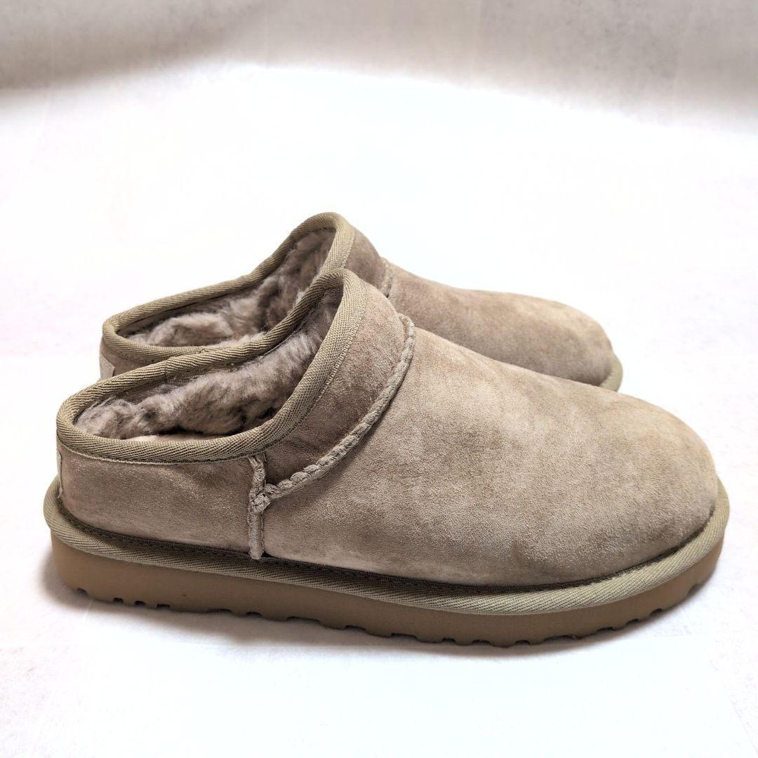 【未使用級】UGG アグ　クラシック スリッパ　25cm ムートン　スリッポン