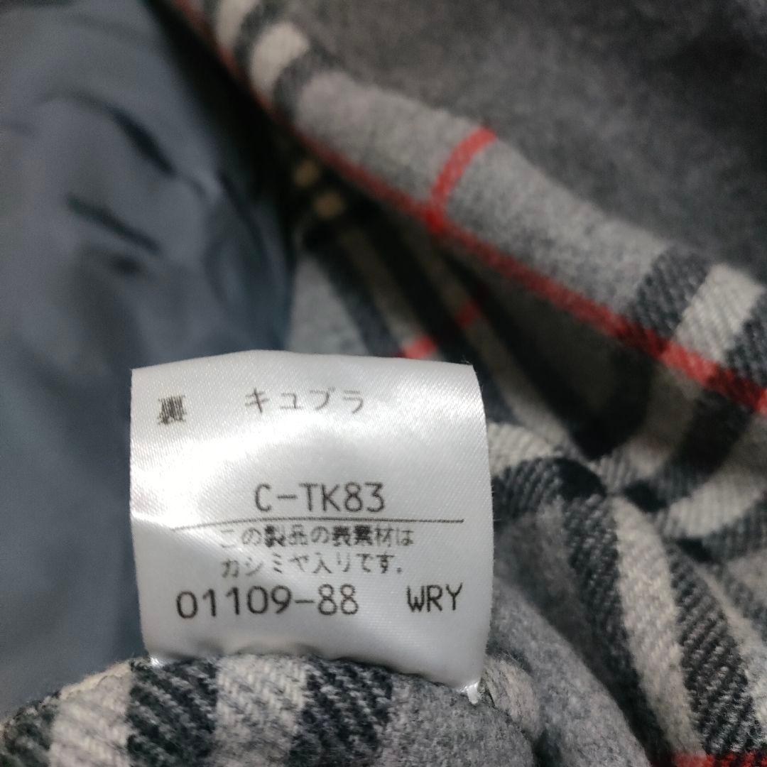希少 Burberrys バーバリー カシミヤ ウール ダブルフェイスコート