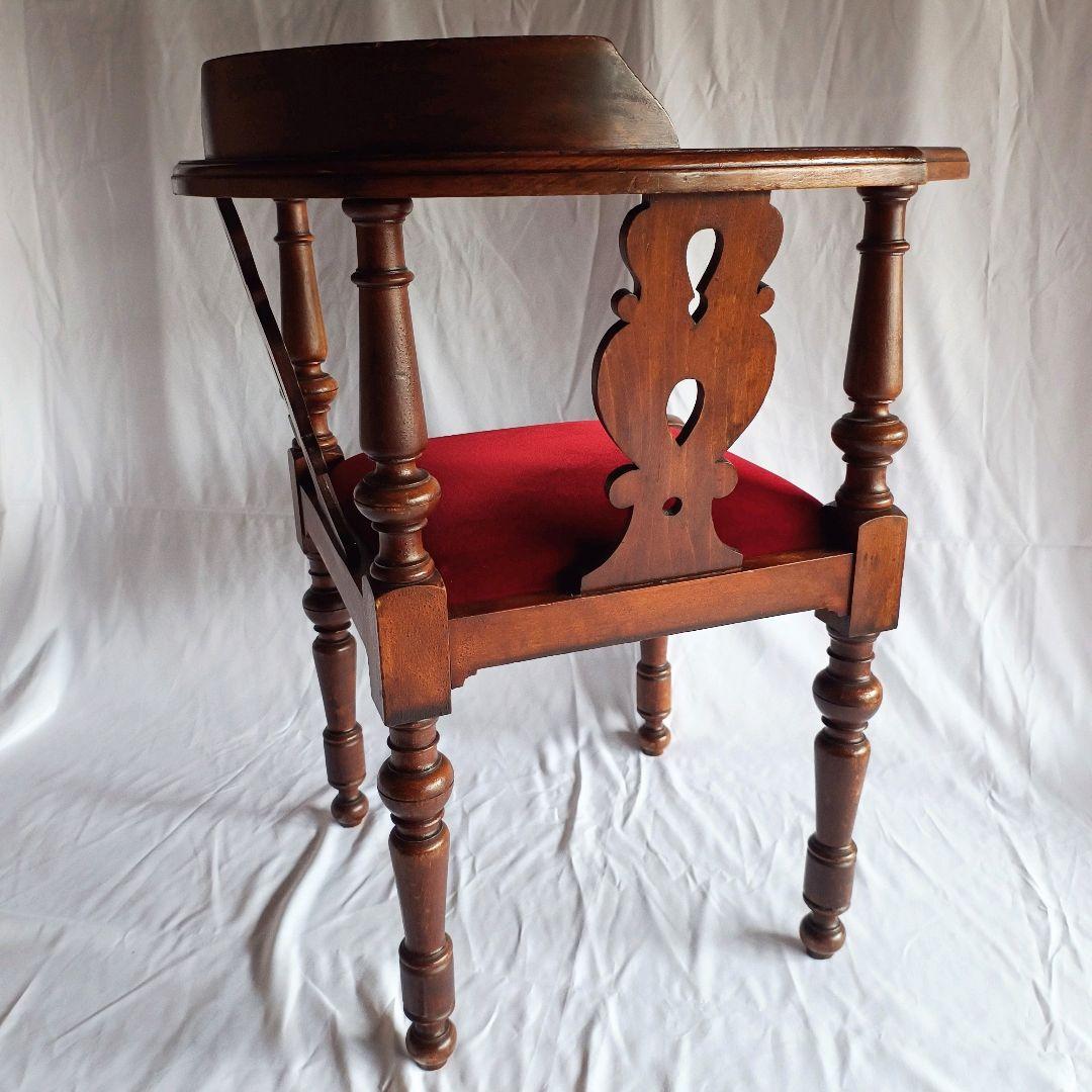 【ヴィンテージ】イギリス コーナーチェア 椅子 クラシック アンティーク 英国