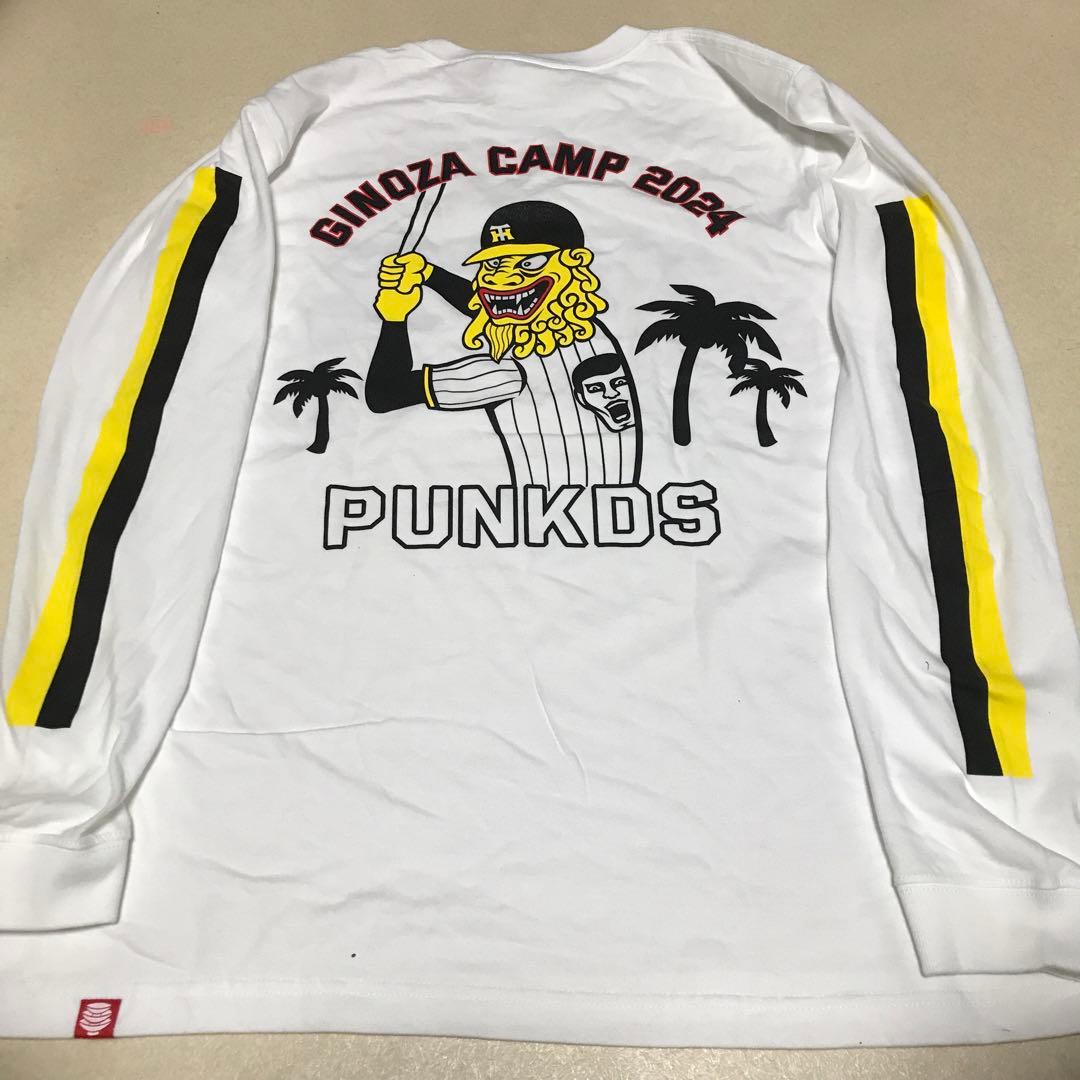未使用 阪神タイガース L punkdrunkers パンクドランカーズ 長袖白
