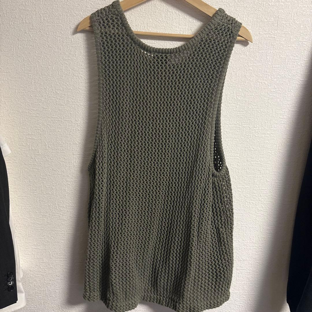 Stussy メッシュ編みタンクトップ odyed mesh tank