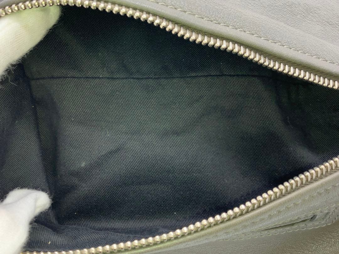 GIVENCHY パンドラ 2way レザー ハンドバッグ グレー