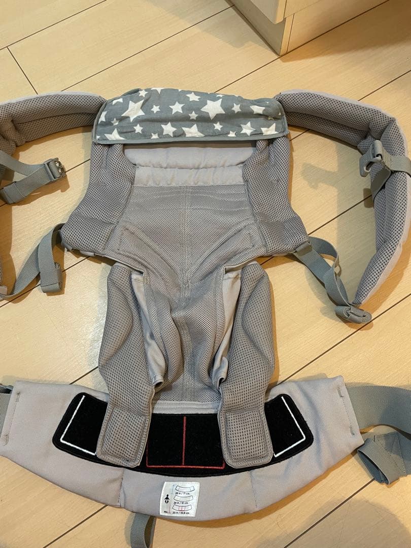 【美品】★エルゴベビーオムニ360クールエア★グレー