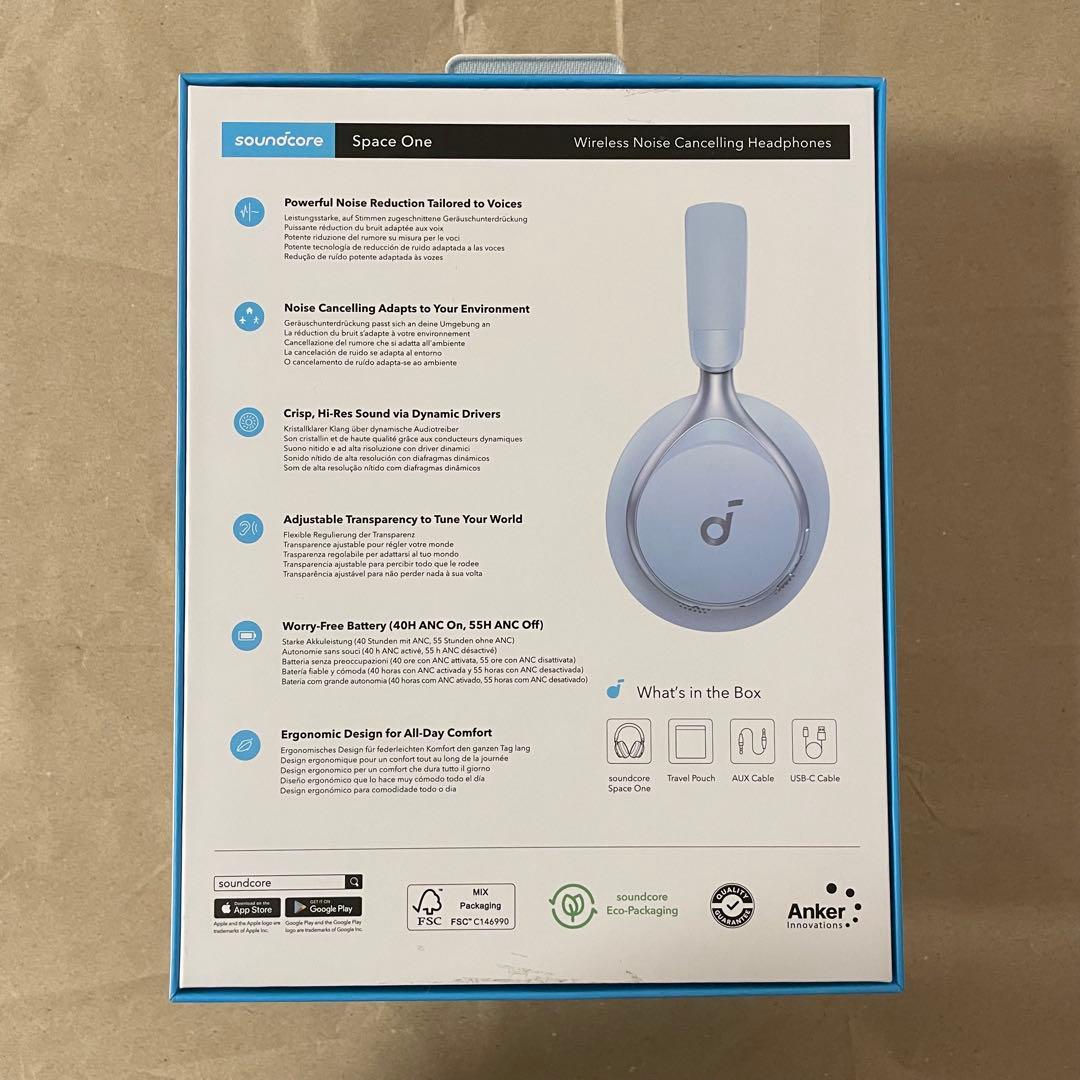 Soundcore Space One アンカー　ワイヤレスヘッドホン
