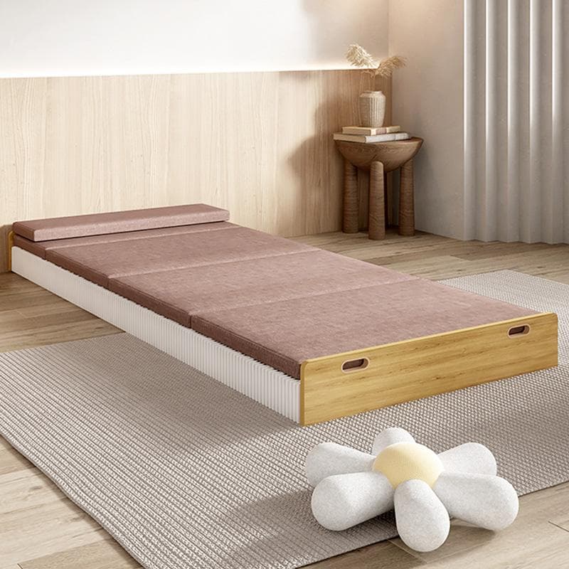 ペーパー折りたたみベッド幅90㎝高さ23㎝組立不要マットレス付き 軽量 通気性