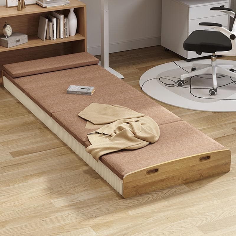 ペーパー折りたたみベッド幅90㎝高さ23㎝組立不要マットレス付き 軽量 通気性