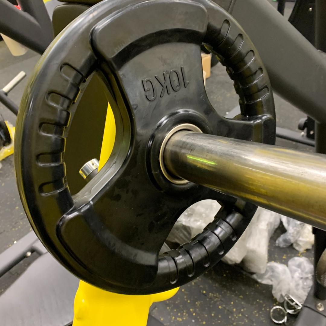 総重量140kg Φ50mm 3グリップラバープレート　計8枚SET