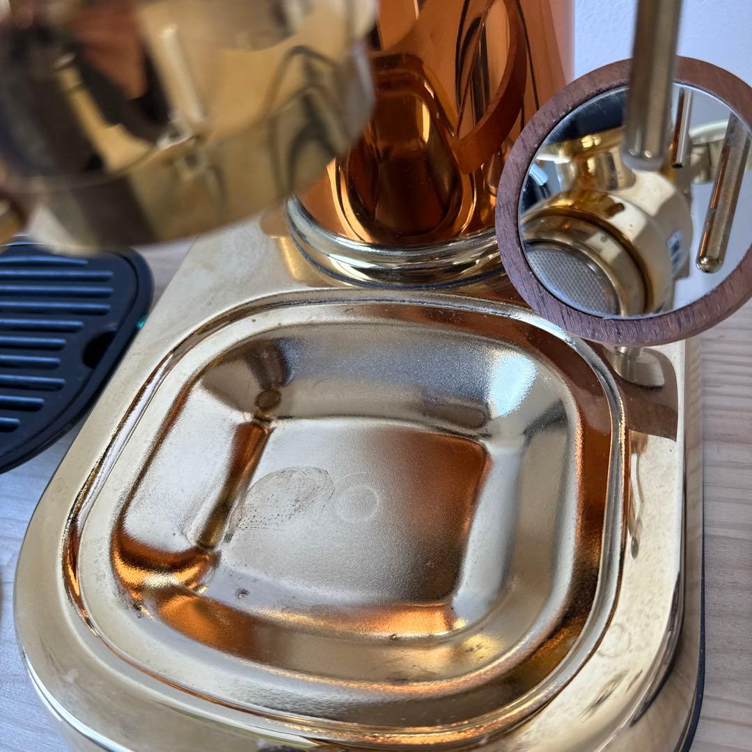 La Pavoni Rame Gold 2021 温度計と圧力計付