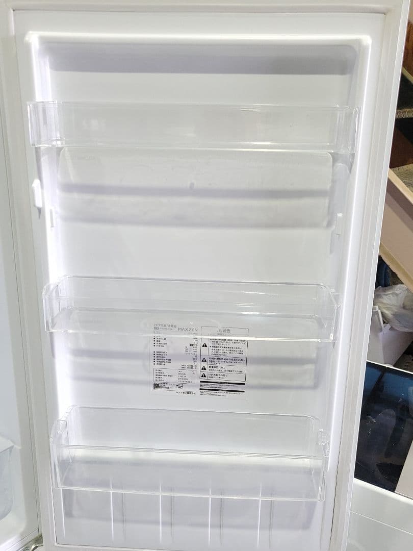 MAXZEN 2ドア冷蔵庫 231L JR230ML01WH 2021年製
