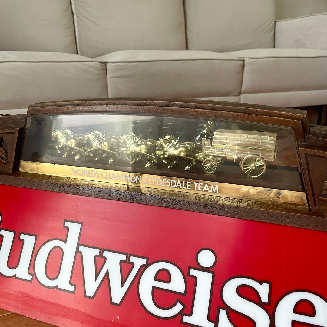 90s 80s バドワイザー Budweiser プールバーライト ランプ 照明