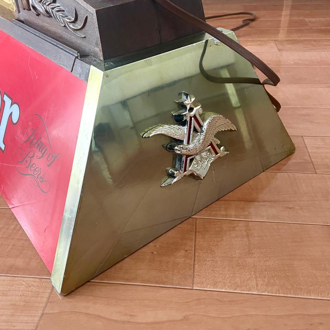 90s 80s バドワイザー Budweiser プールバーライト ランプ 照明