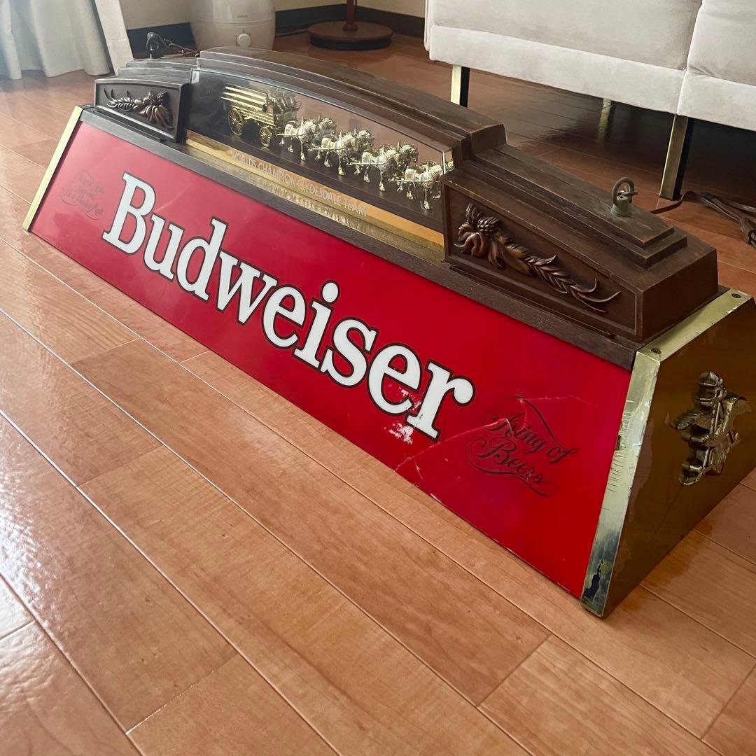 90s 80s バドワイザー Budweiser プールバーライト ランプ 照明