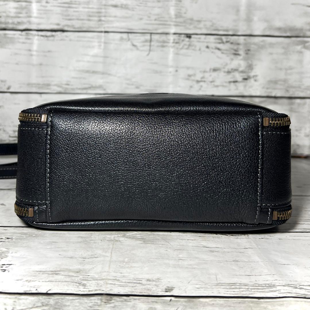 ＊sara＊✨Dakota ダコタ お財布ショルダーバッグ斜め掛けレザー黒