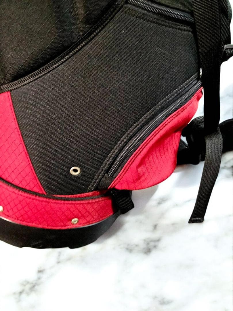 BOU送料無料/超美品　Oakley スタンドキャディバッグ 黒/赤