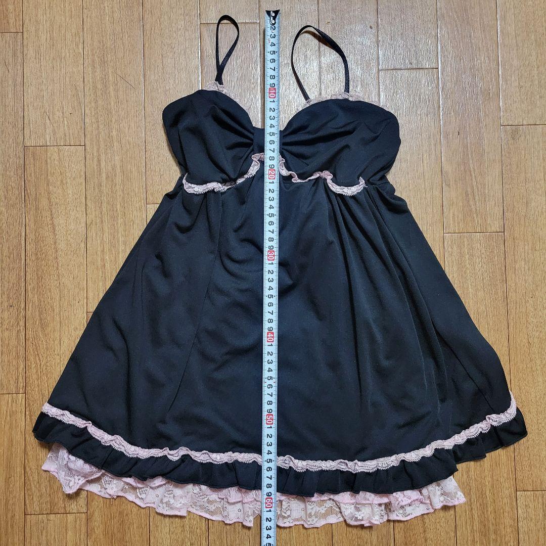 y2k 平成 姫ギャル キャミソール フリル レース ティアード リボン