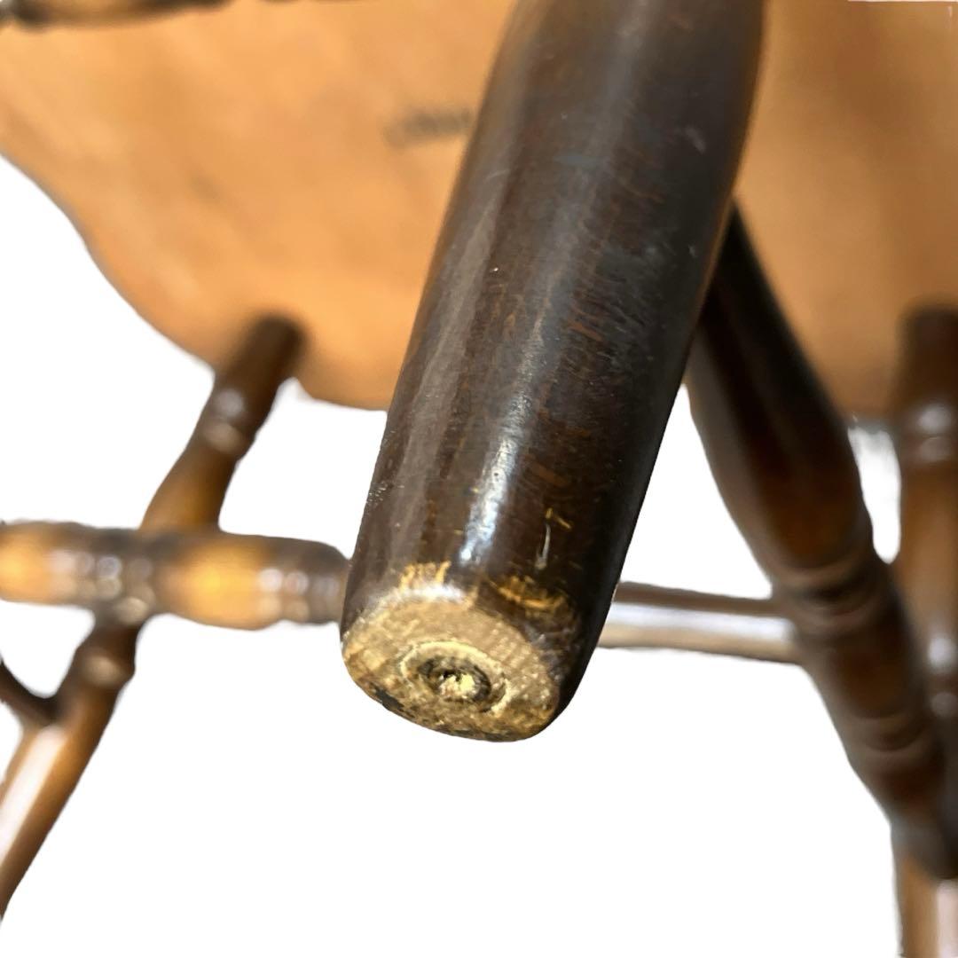 飛騨産業 ウィンザーアームチェア ダイニングチェア レトロ 椅子 キツツキマーク