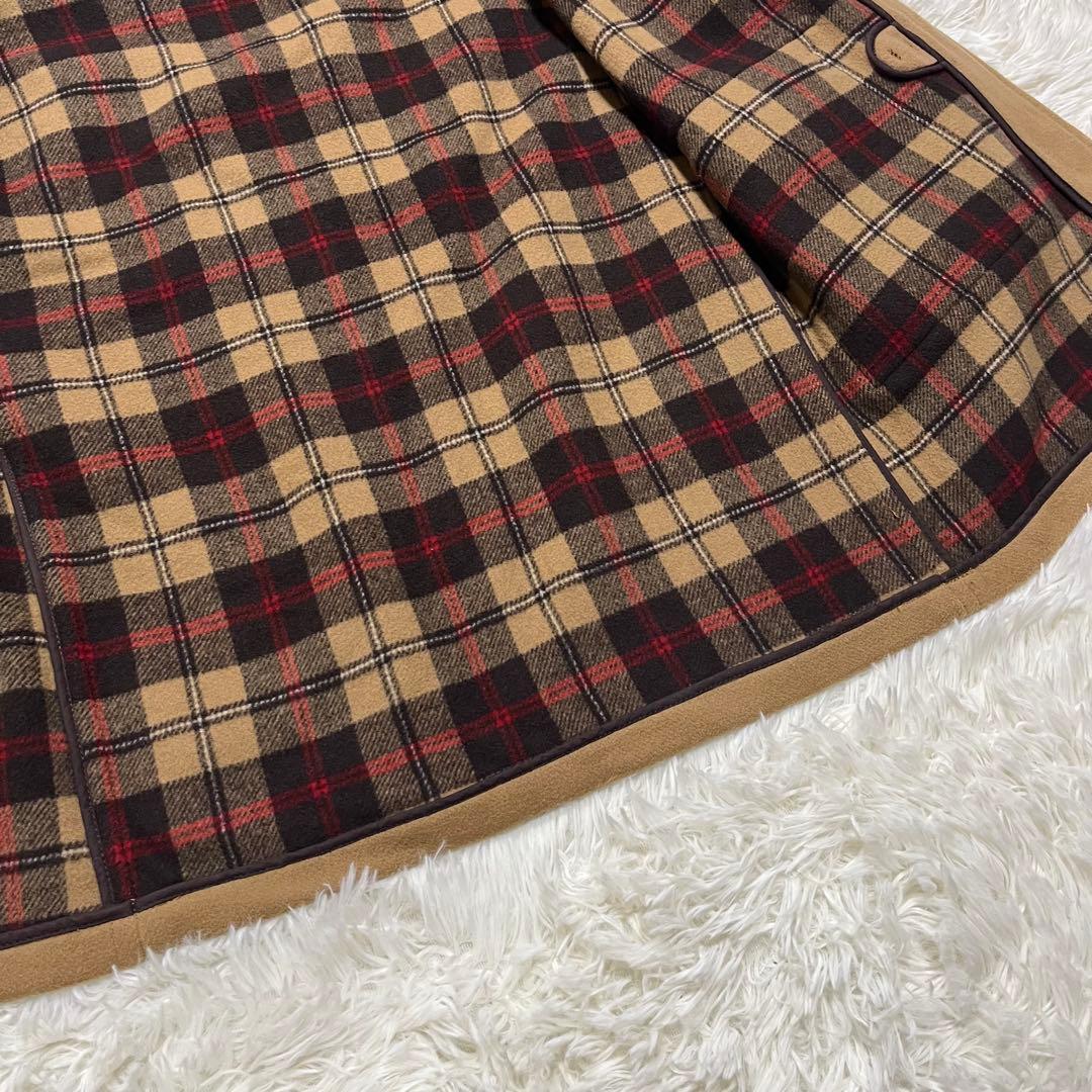 美品✨英国製✨ グローバーオール ダッフルコート キャメル M ウール フード付
