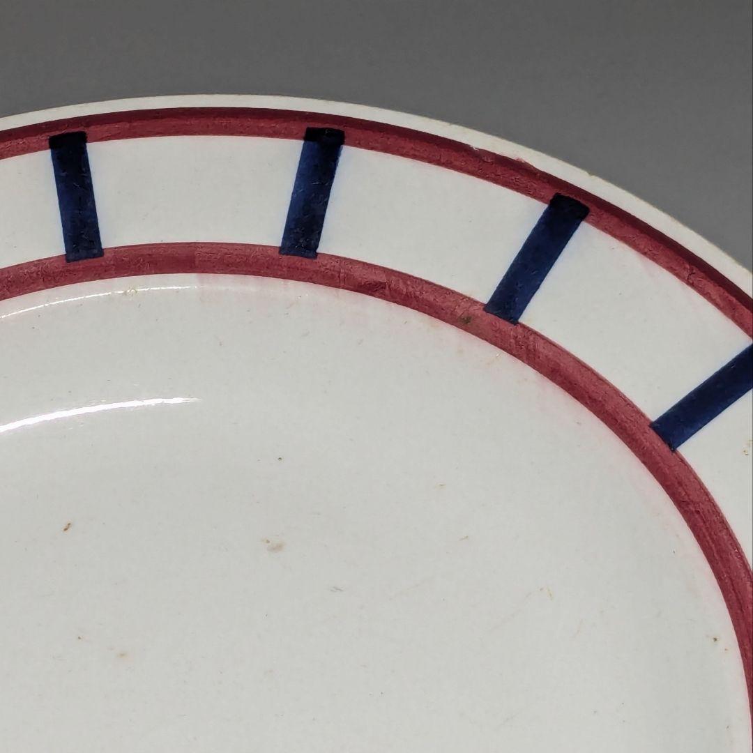 フランス　クレイユモントローBearnバスク柄プレート平皿