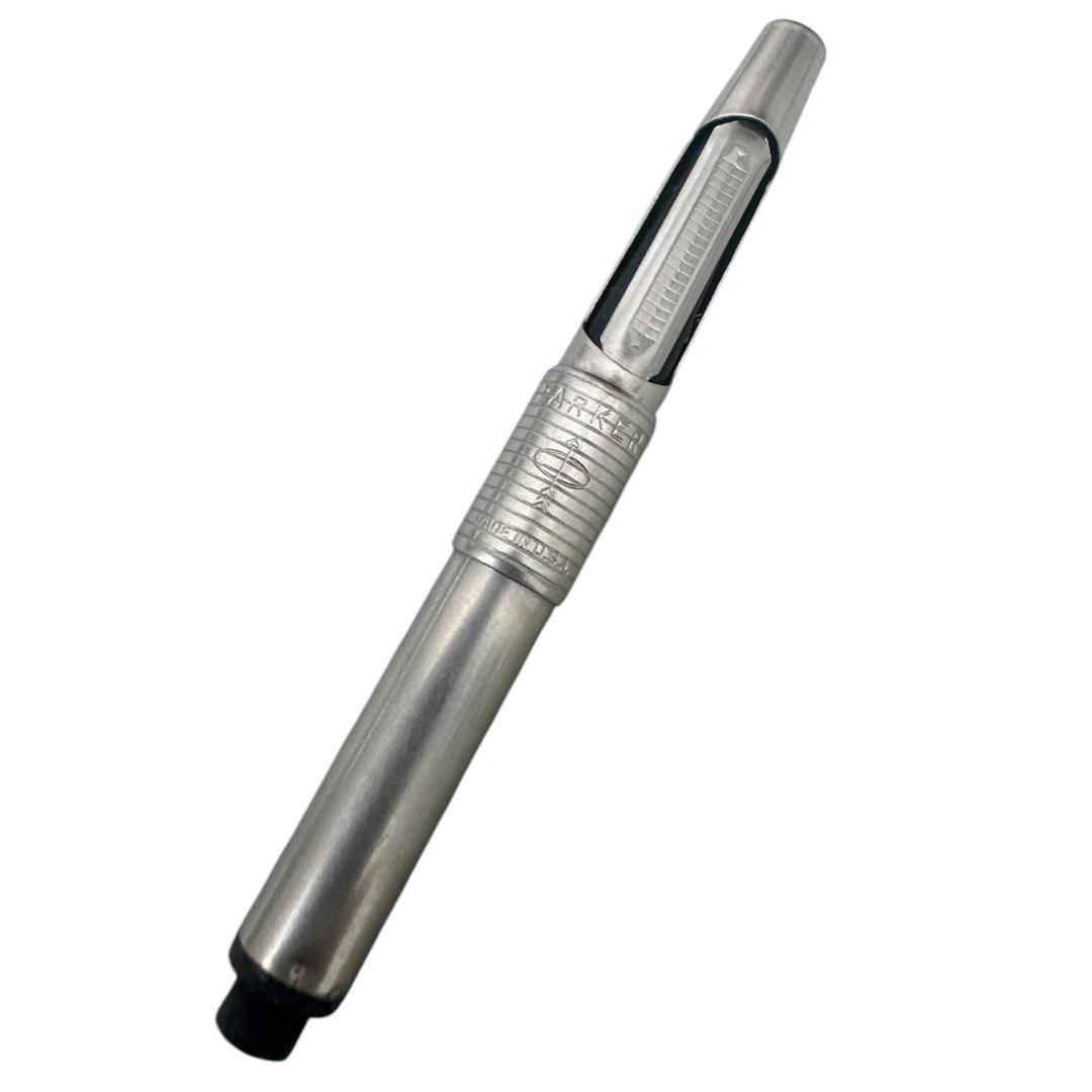 ★PARKER 75　STERLING SILVER　万年筆　ペン先14K